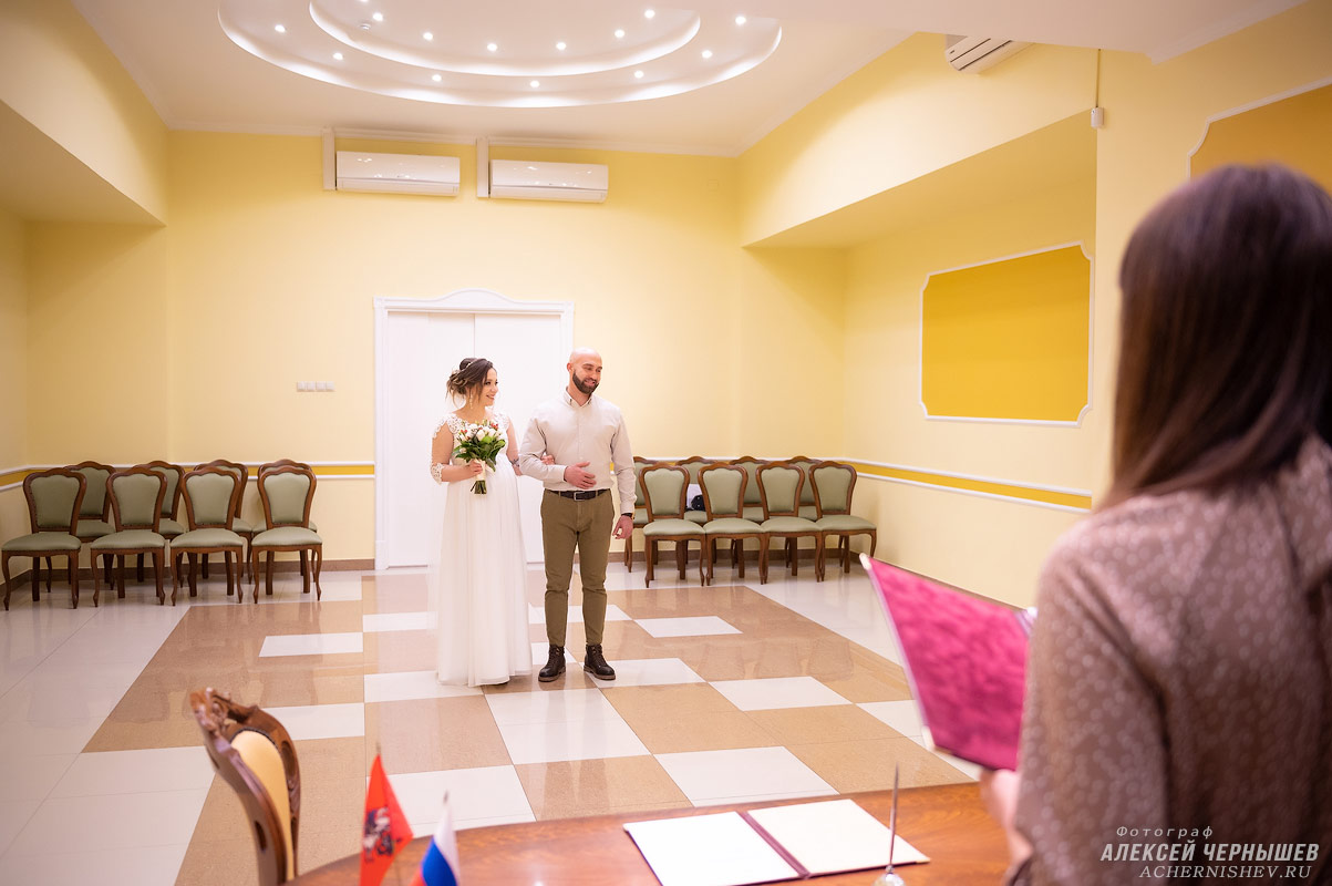 Измайловский ЗАГС фото регистрации брака