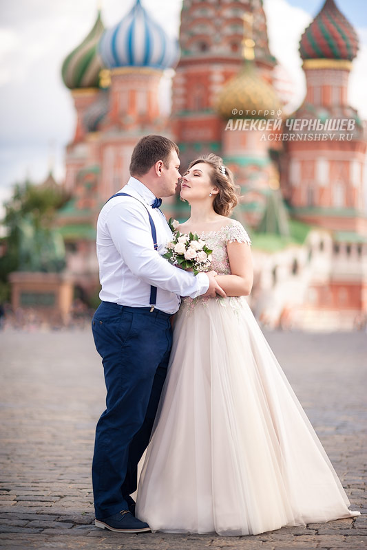 Свадебная фотосессия на Красной Площади