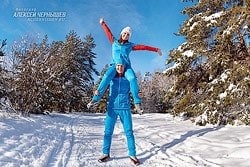 Зимний спорт на природе
