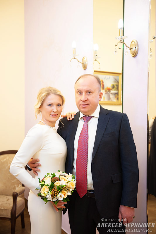 Жених и невеста в Тверском ЗАГСе
