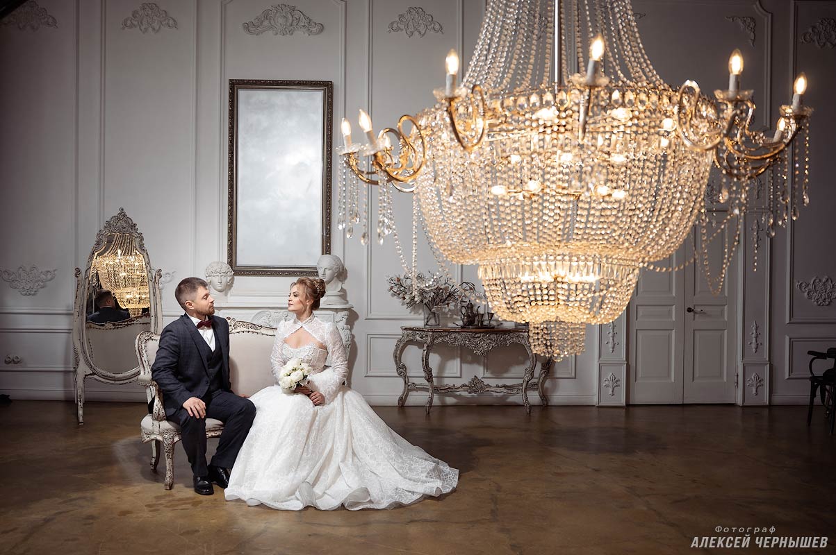 Свадебная фотосессия в студии Bestmemories на ВДНХ