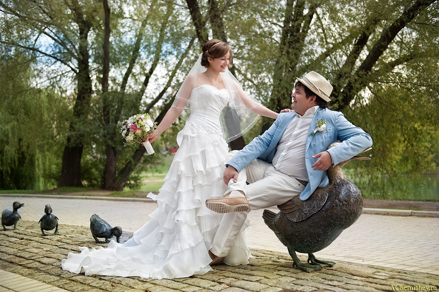 Свадебная фотосессия у Новодевичьего монастыря
