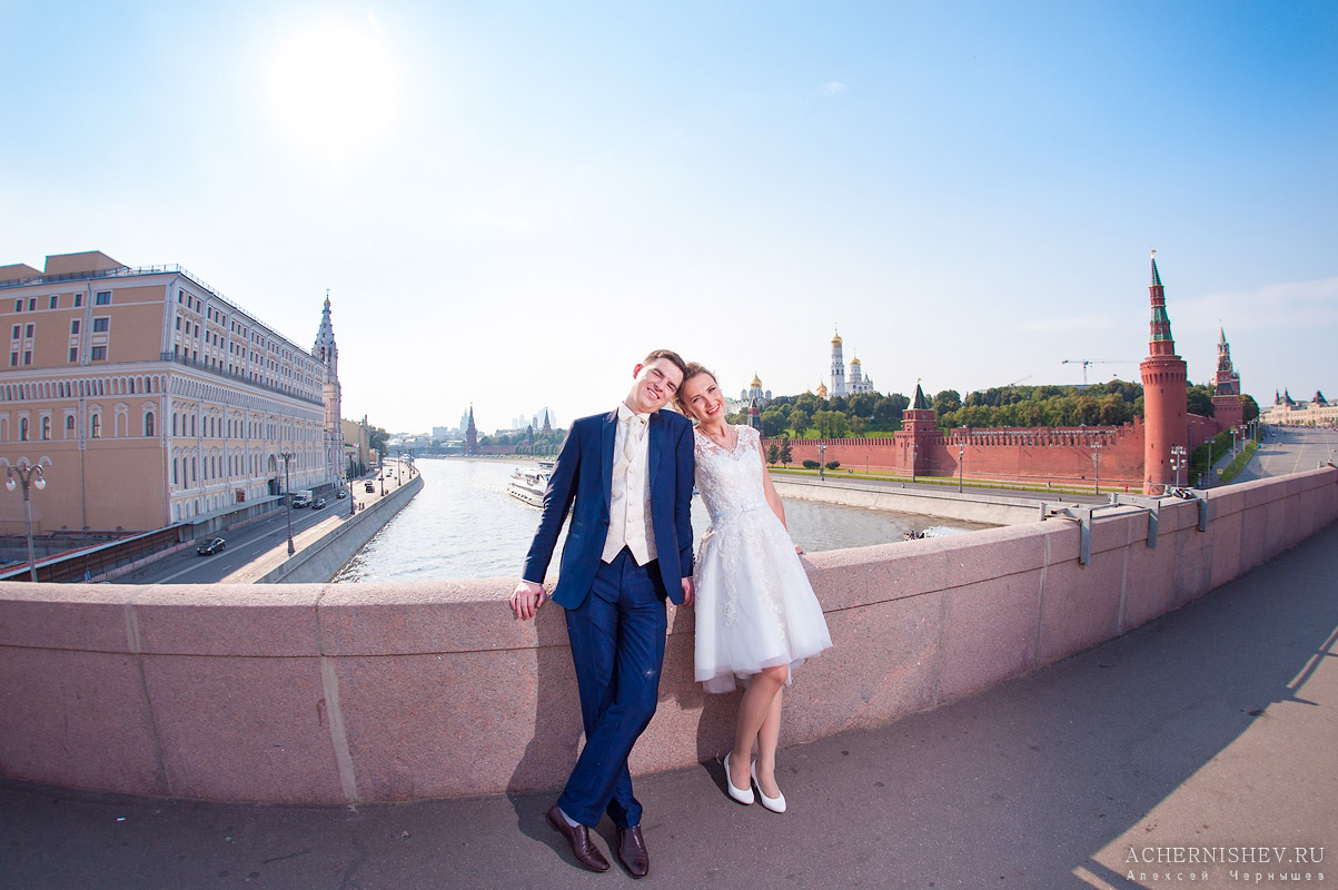 свадебное фото у Красной площади