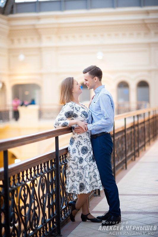 love-story фотосессия в ГУМе
