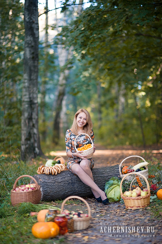 тематическая осенняя фотосессия